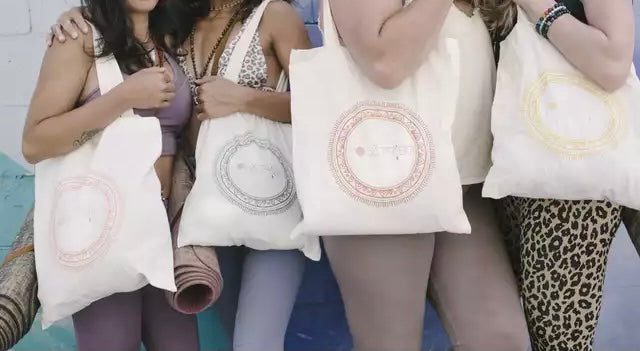 100% Cotton YogaTribe®️ Branded Tote Bag 