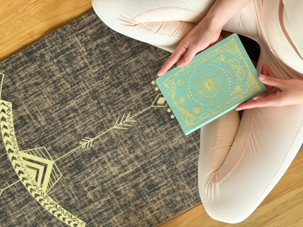 VEGAN LEATHER JOURNAL - TEAL-  - UNLINED - Yoga Tribe NZ