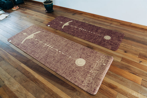 XL Peaceful  Warrior Organic Jute 100% Eco YogaTribe® Mat 