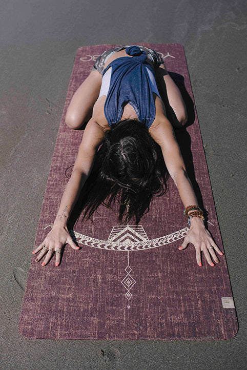 XL Peaceful  Warrior Organic Jute 100% Eco YogaTribe® Mat 