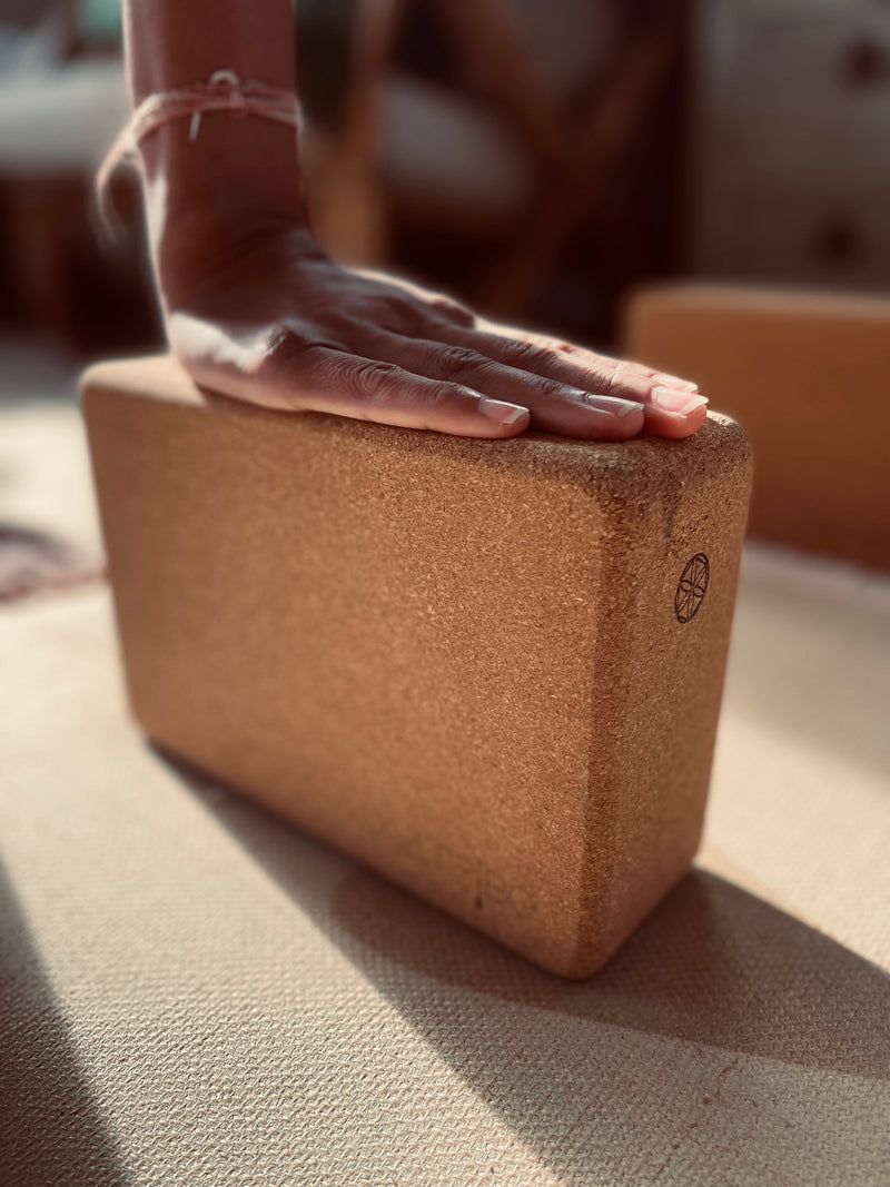 YogaTribe® Branded Cork Yoga Block 