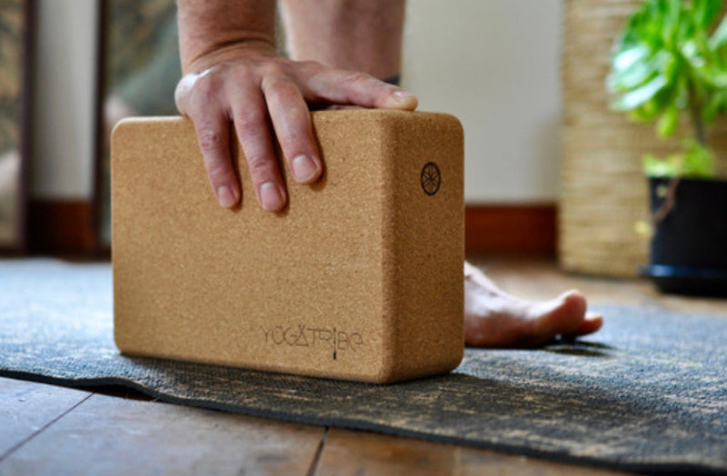 YogaTribe® Branded Cork Yoga Block 