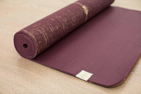 Peaceful Warrior Organic Jute 100% Eco YogaTribe® Mat - Yoga Tribe NZ