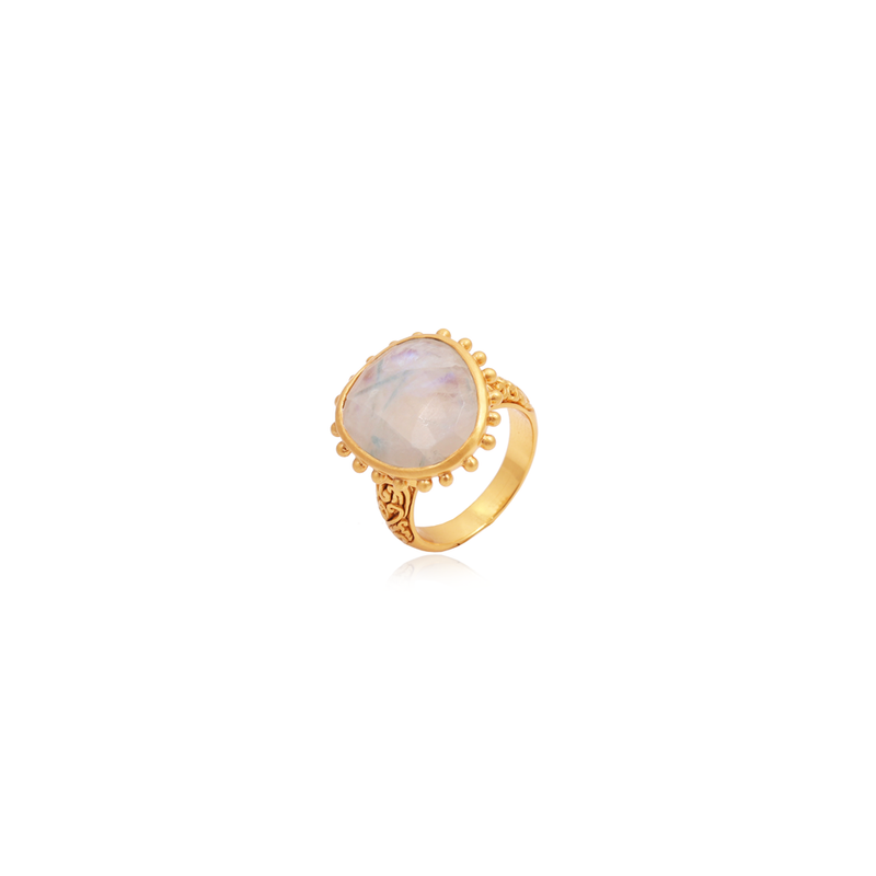 WISE WILD & FREE RING • MOONSTONE - Yoga Tribe NZ