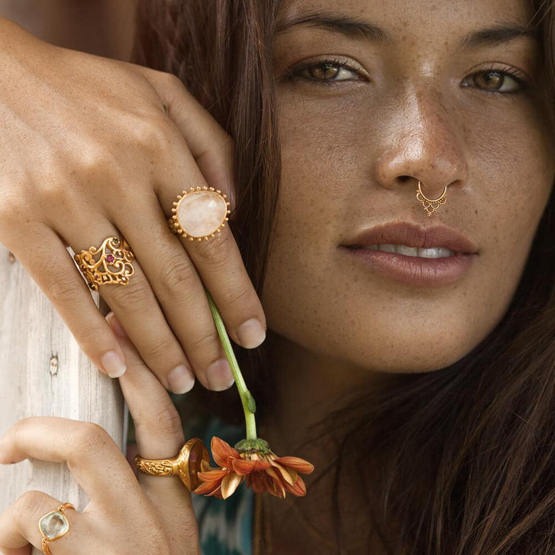 WISE WILD & FREE RING • MOONSTONE - Yoga Tribe NZ